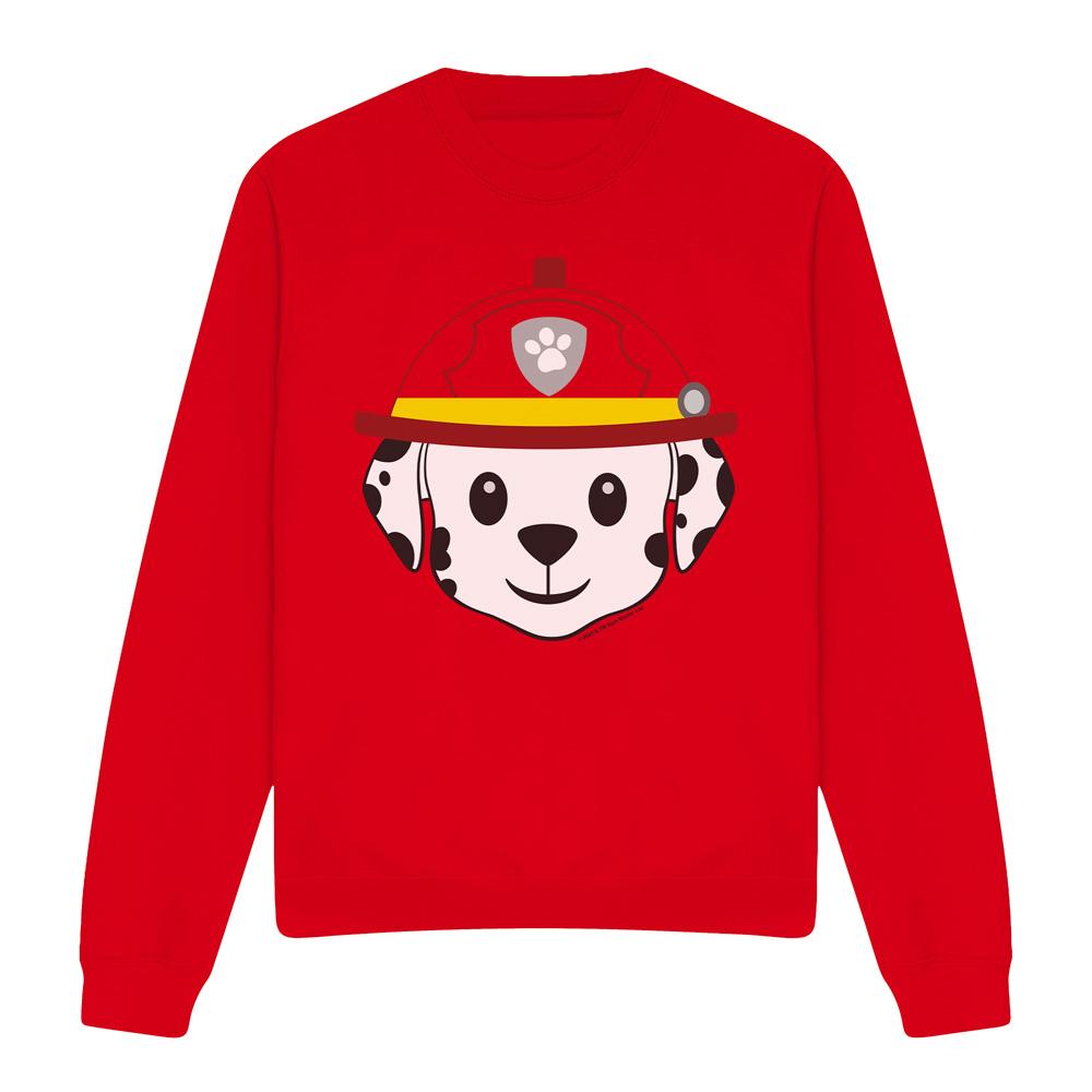 PAW Patrol Uniseks marshall emoji sweatshirt voor volwassenen