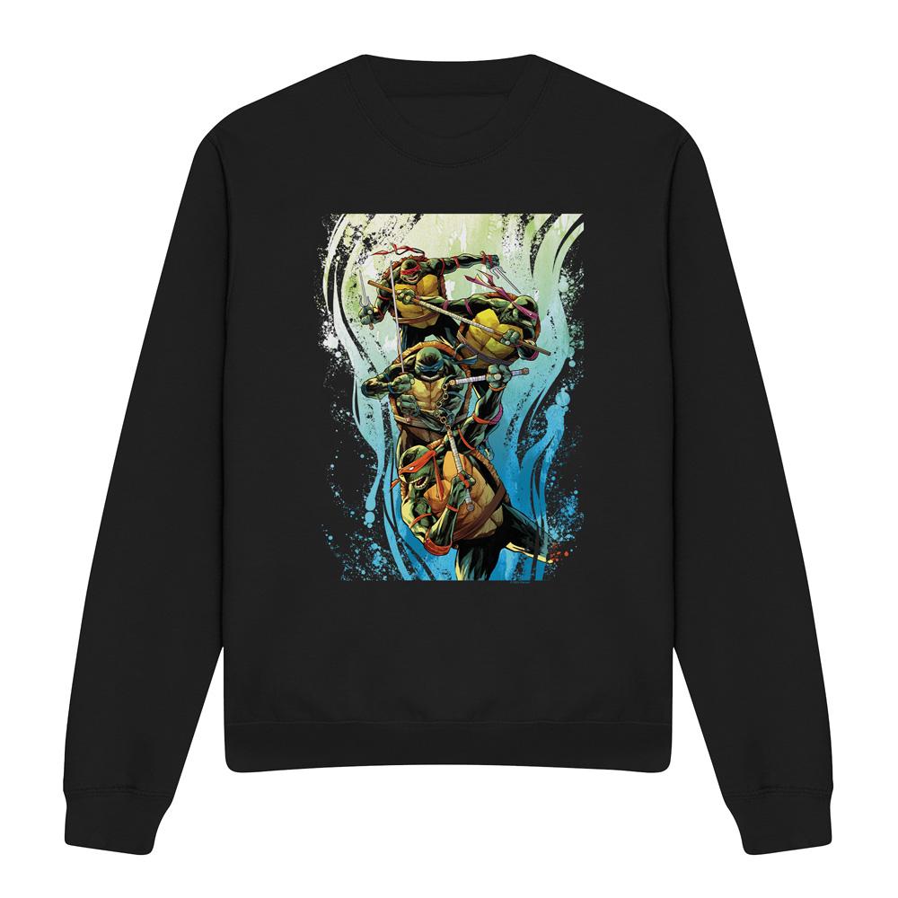 Teenage mutant ninja Turtles Uniseks adult cool rainbow warriors sweatshirt