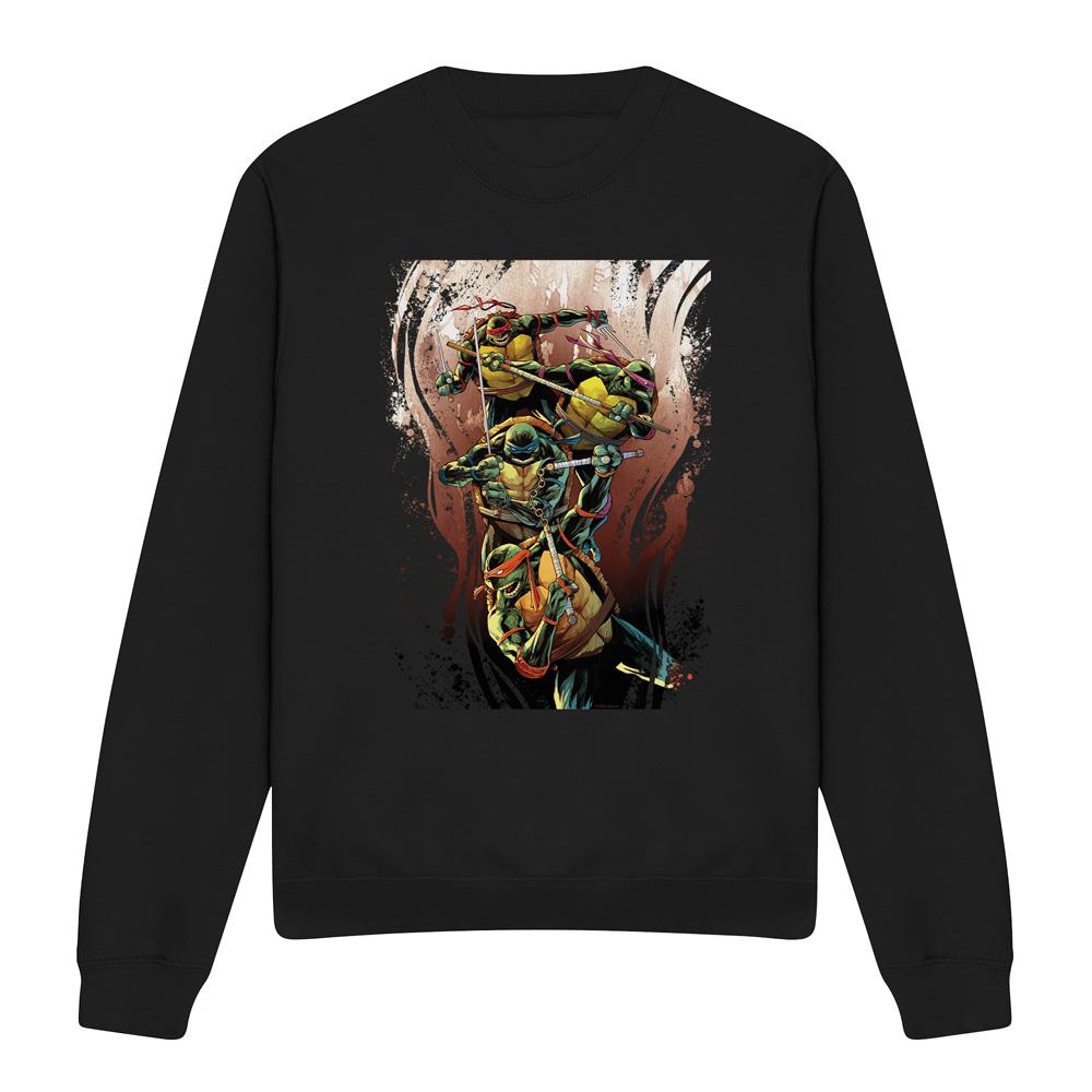 Teenage mutant ninja Turtles Unisex regenboog warriors sweatshirt voor volwassenen