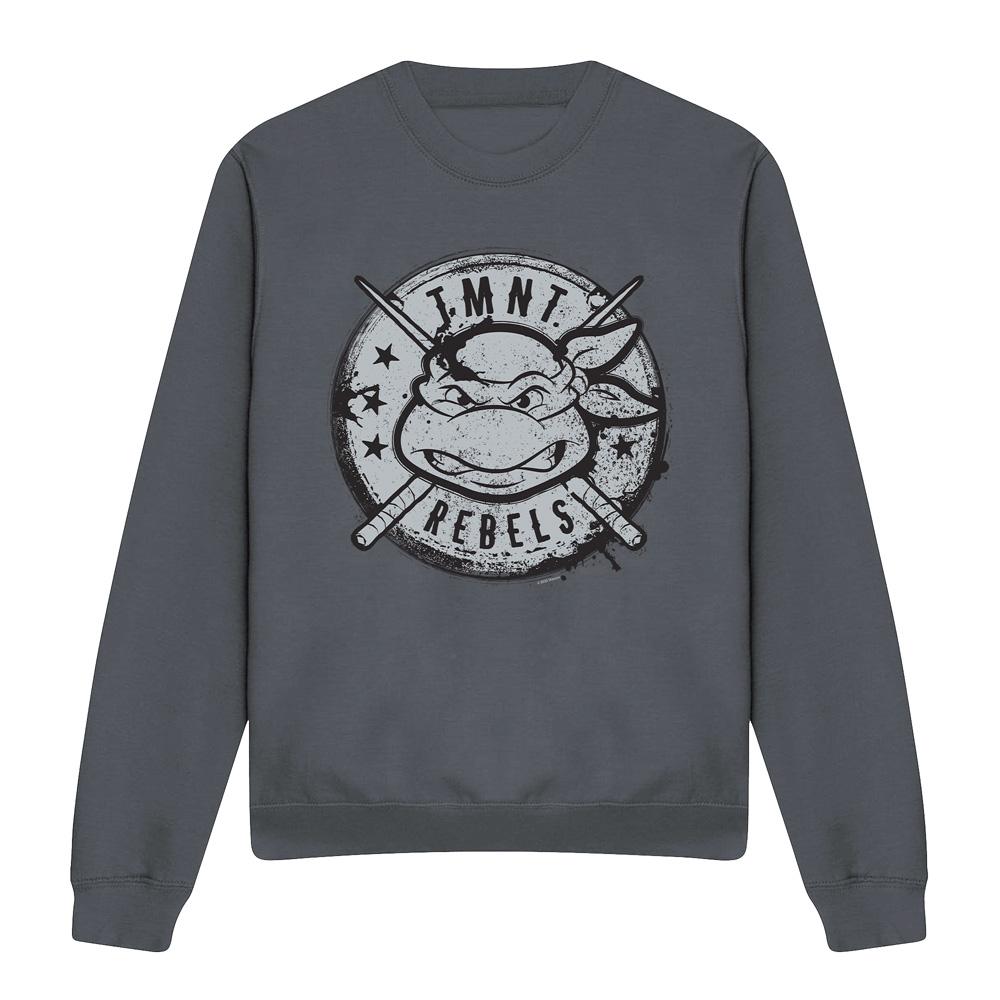 Teenage mutant ninja Turtles Uniseks adult rebels distressed logo sweatshirt