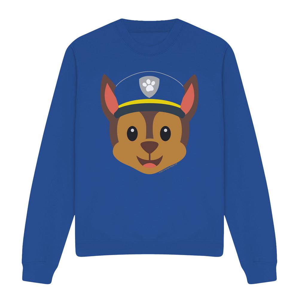 PAW Patrol Volwassen uniseks chase emoji sweatshirt