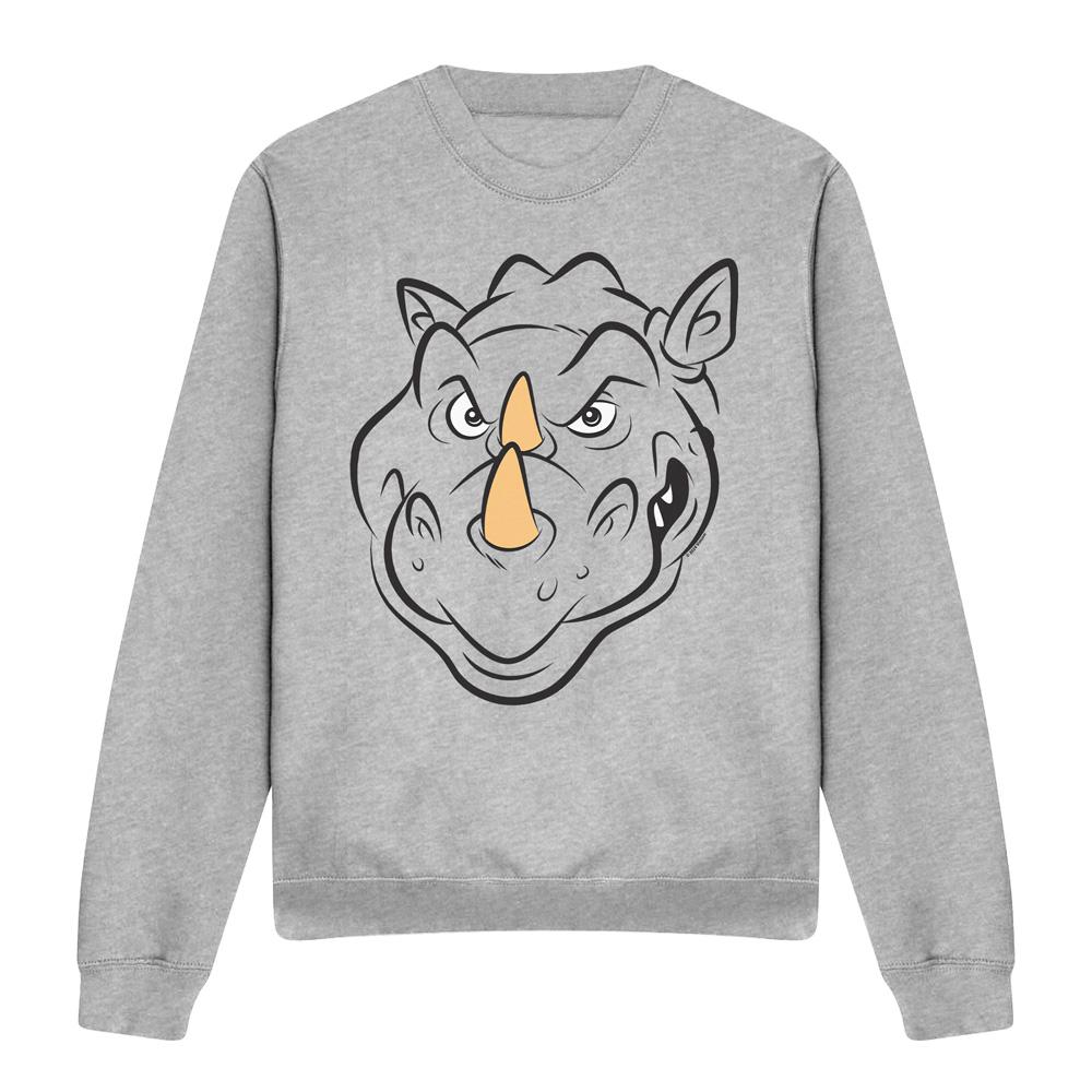 Teenage mutant ninja Turtles Volwassen uniseks rocksteady face sweatshirt