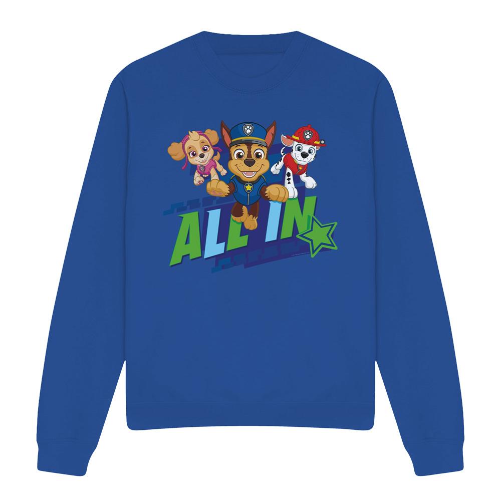 PAW Patrol Uniseks all in sweatshirt voor volwassenen