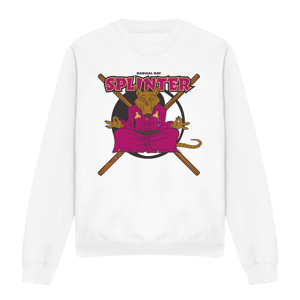Teenage mutant ninja Turtles Unisex radical rat splinter sweatshirt voor volwassenen