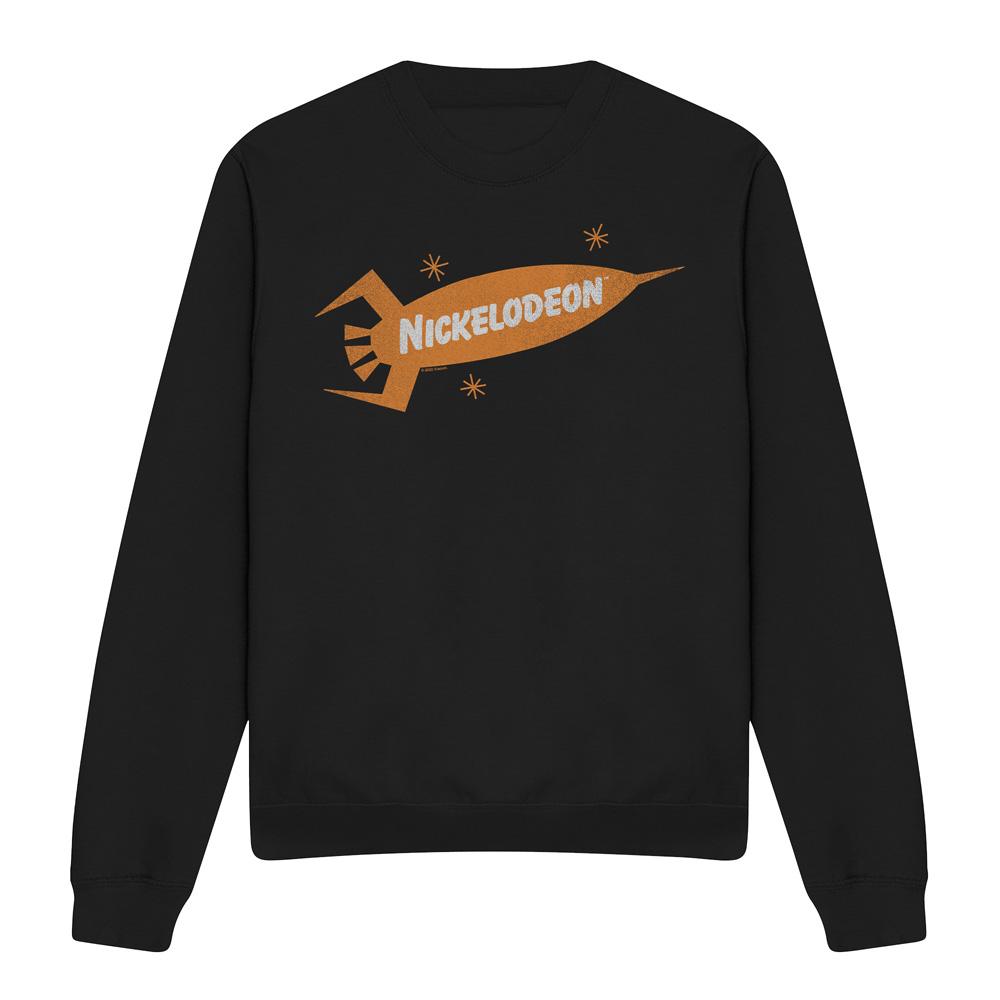 Nickelodeon Uniseks retro rocket logo sweatshirt voor volwassenen