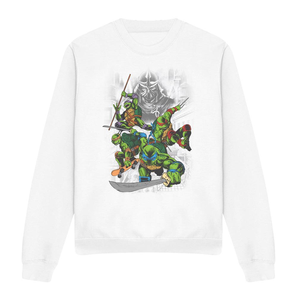 Teenage mutant ninja Turtles Uniseks volwassen shredder en turtles comic sweatshirt