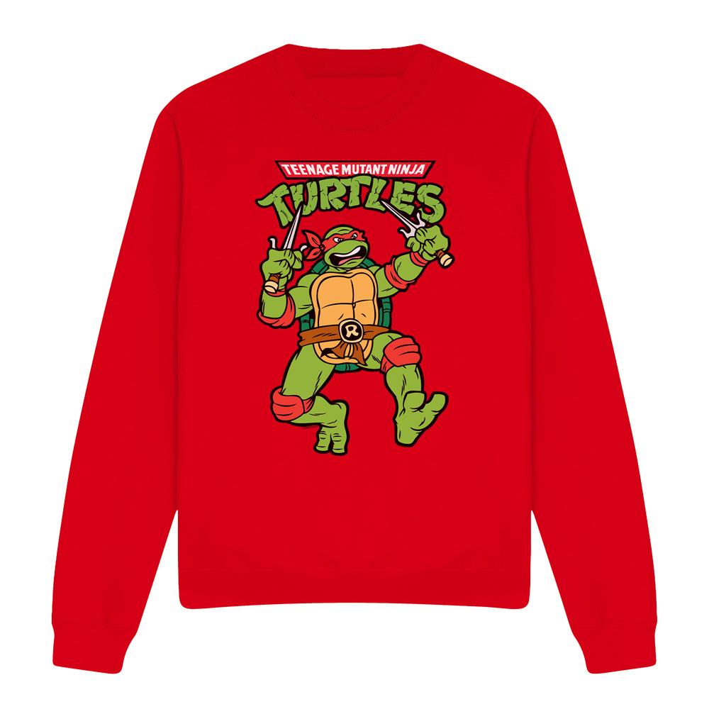 Teenage mutant ninja Turtles Volwassen uniseks raphael retro sweatshirt