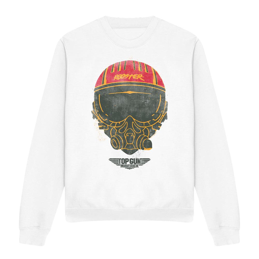 Top gun Unisex sweatshirt met hanenhelm voor volwassenen
