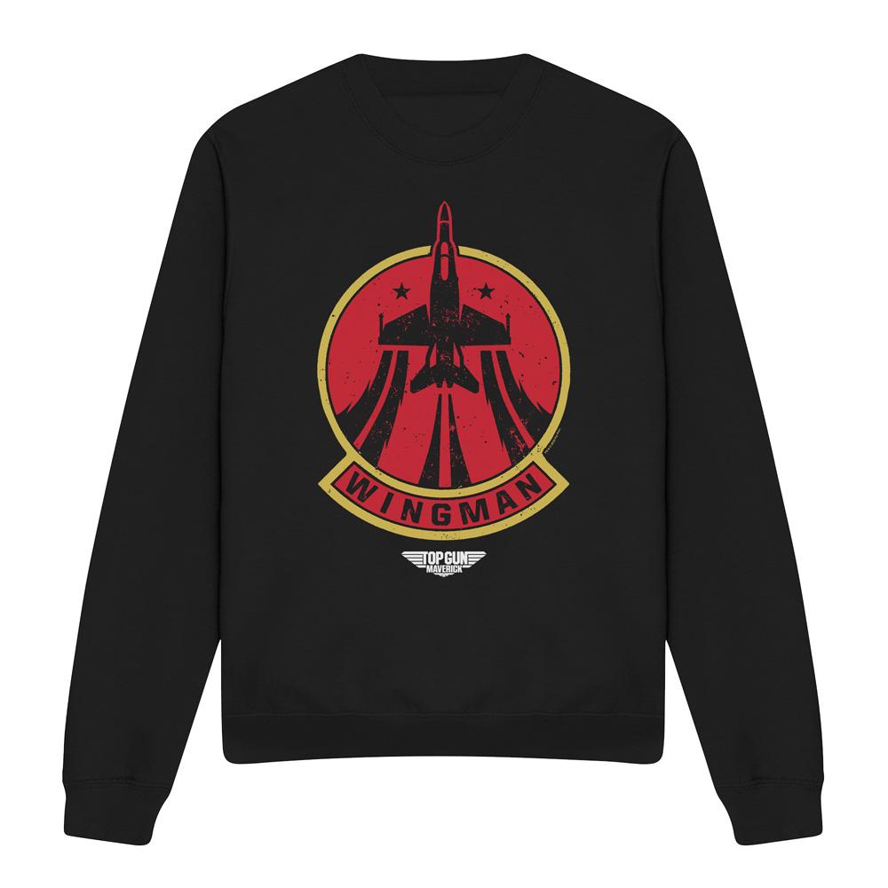 Top gun Uniseks wingman logo sweatshirt voor volwassenen
