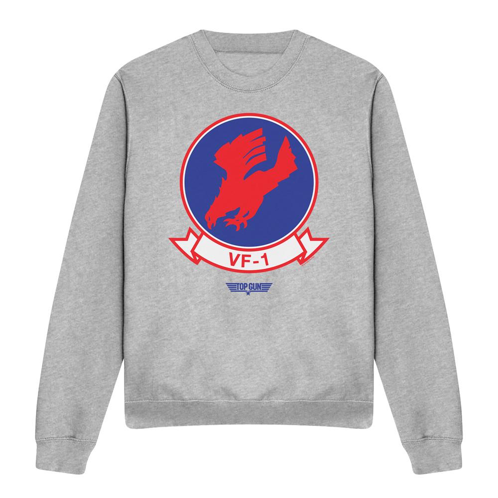 Top gun Uniseks vf1 logo sweatshirt voor volwassenen