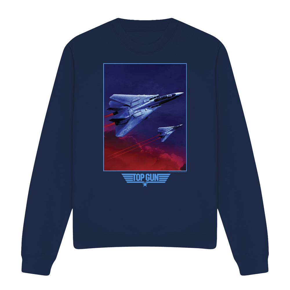 Top gun Uniseks wolken sweatshirt voor volwassenen