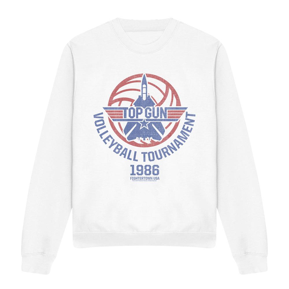 Top gun Uniseks volleybal toernooi sweatshirt voor volwassenen