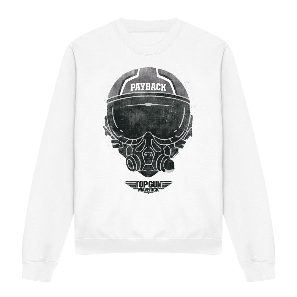 Top gun Unisex payback helm sweatshirt voor volwassenen