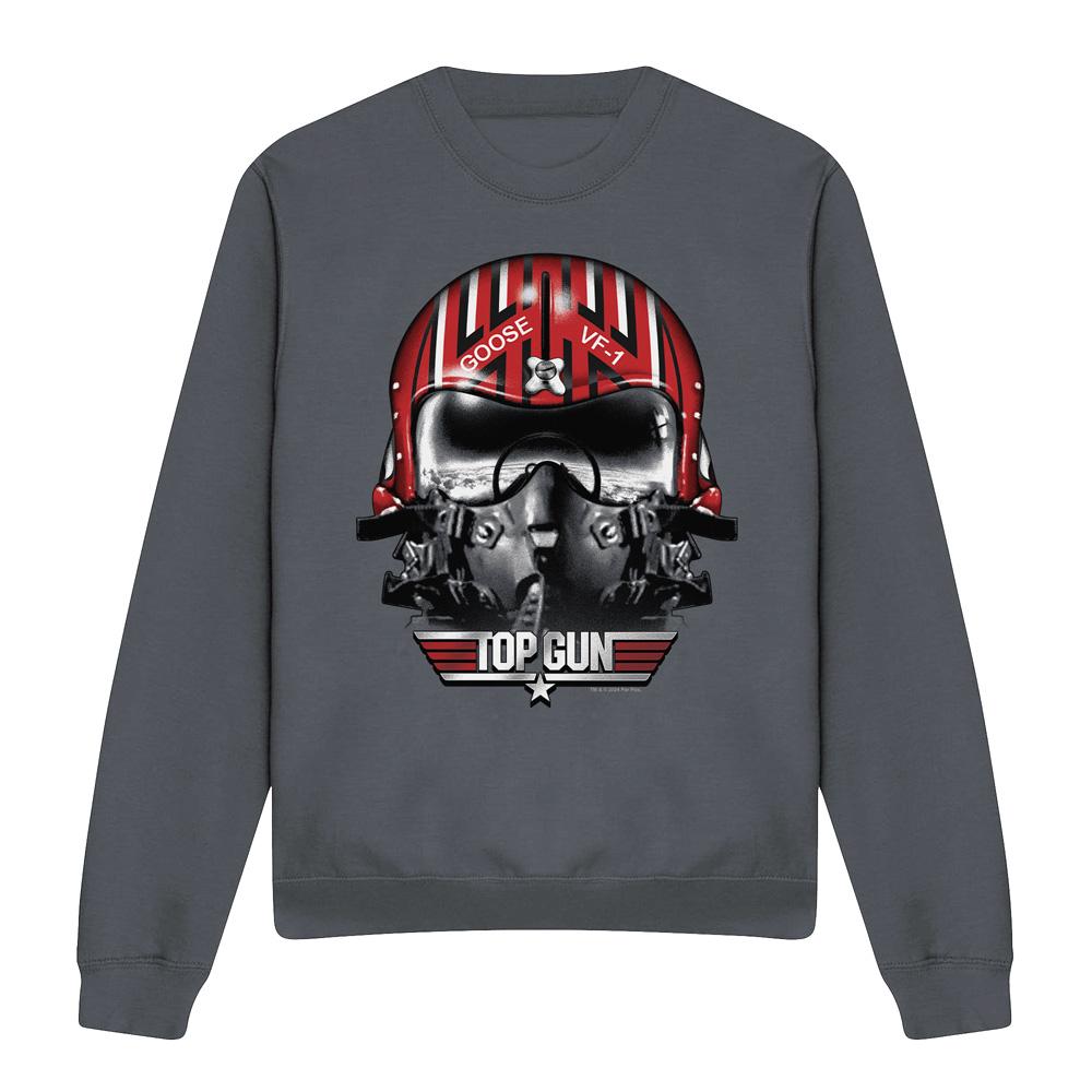 Top gun Unisex sweatshirt met ganzenhelm voor volwassenen