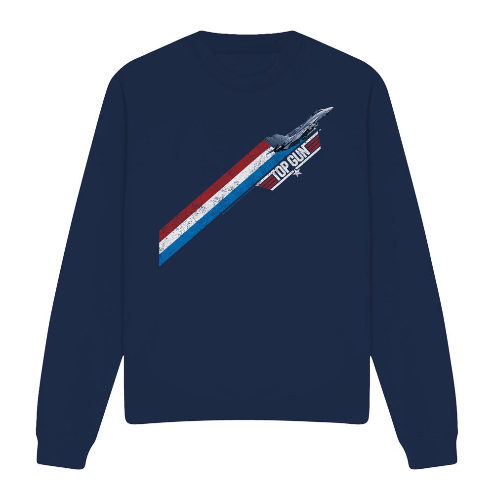 Top gun Uniseks sweatshirt met strepen voor volwassenen