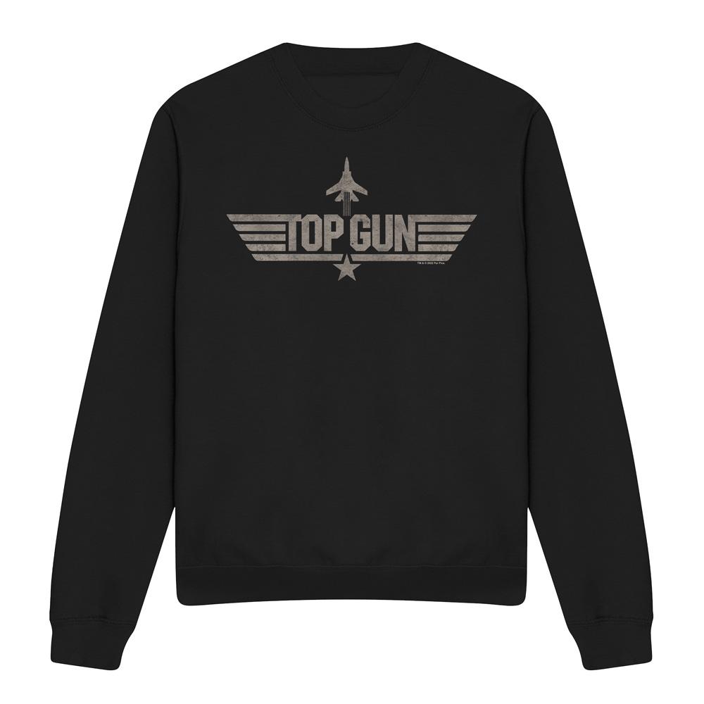 Top gun Uniseks t-shirt met monotoon logo voor volwassenen