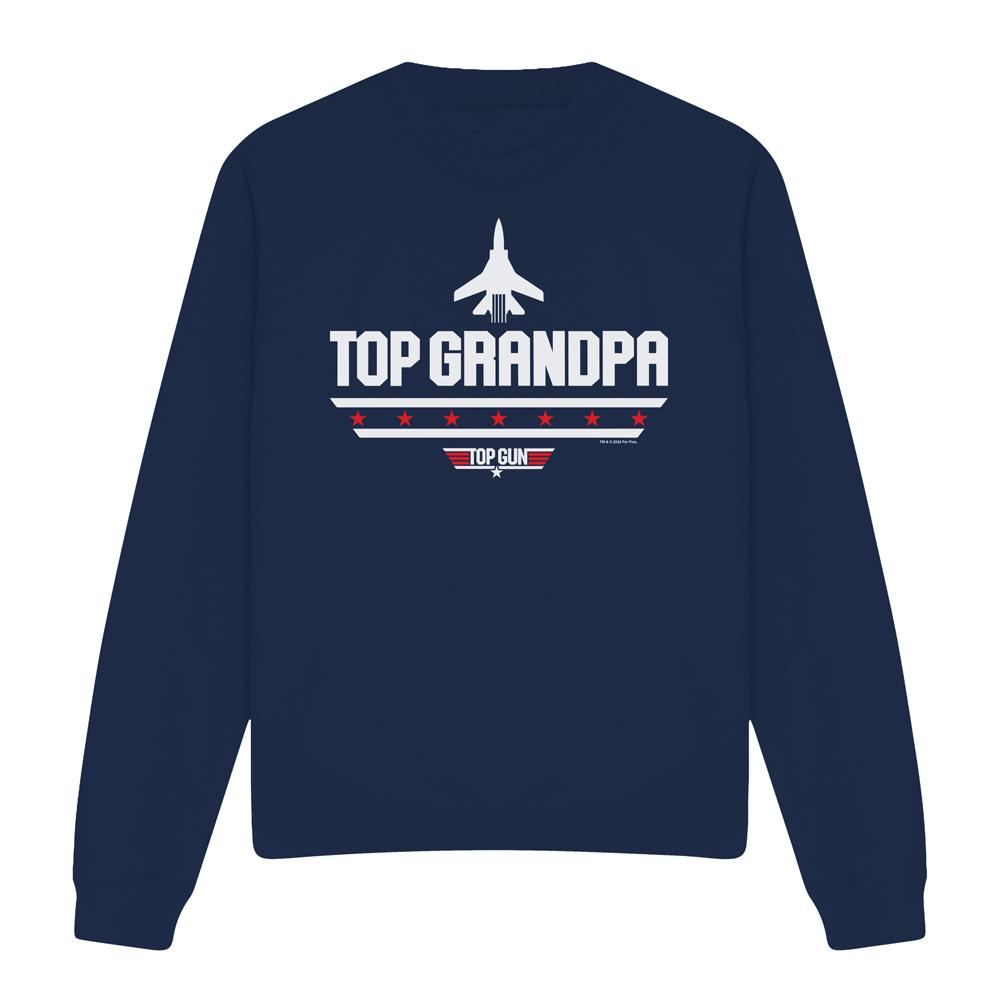 Top gun Unisex volwassen top opa vaders dag sweatshirt