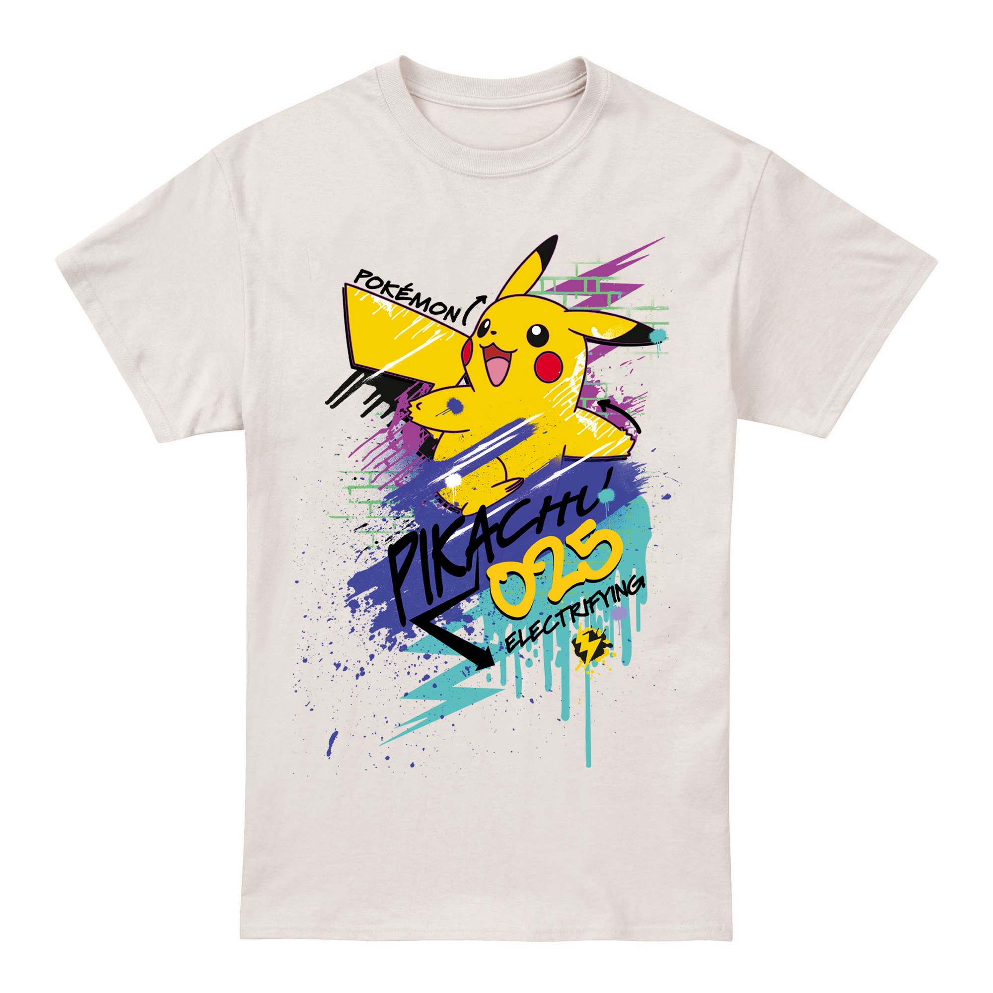 Pokemon Heren 025 pikachu t-shirt