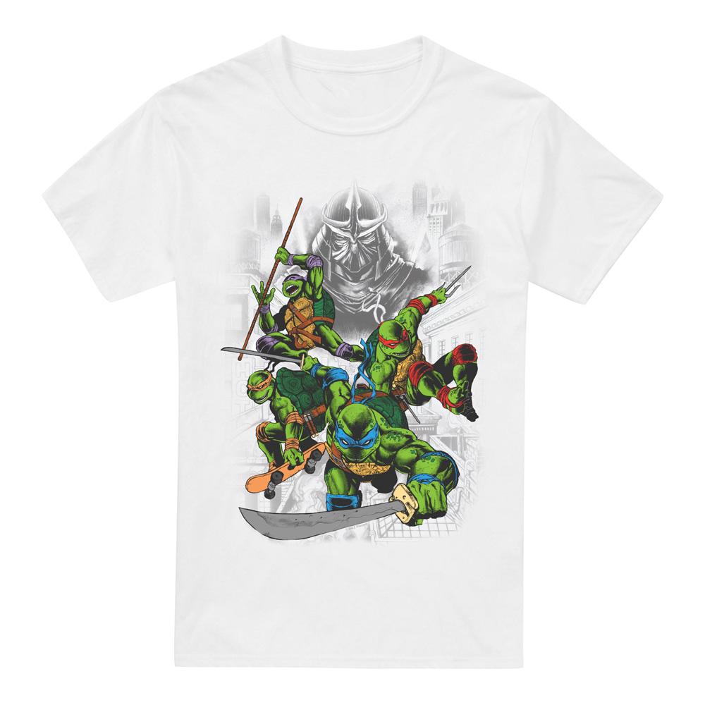 Teenage mutant ninja Turtles Heren shredder en turtles comic t-shirt