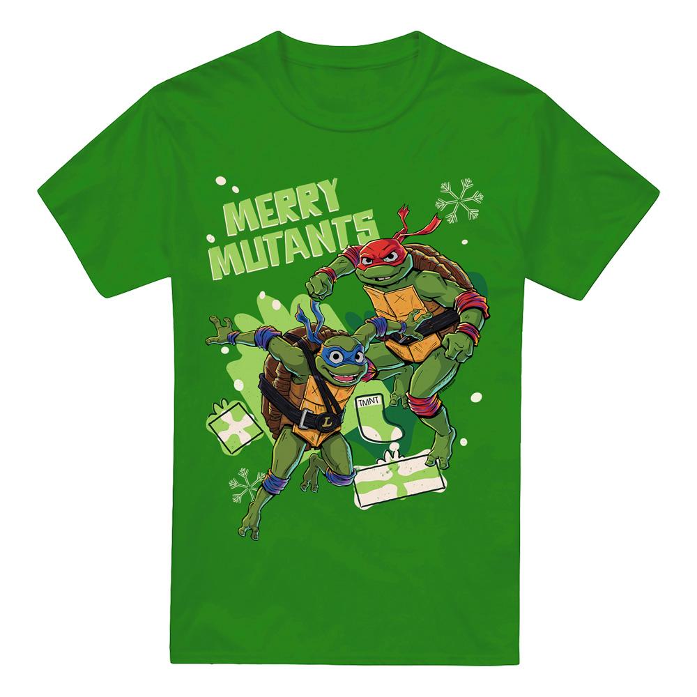 Teenage mutant ninja Turtles Heren vrolijk mutanten kerstmis t-shirt