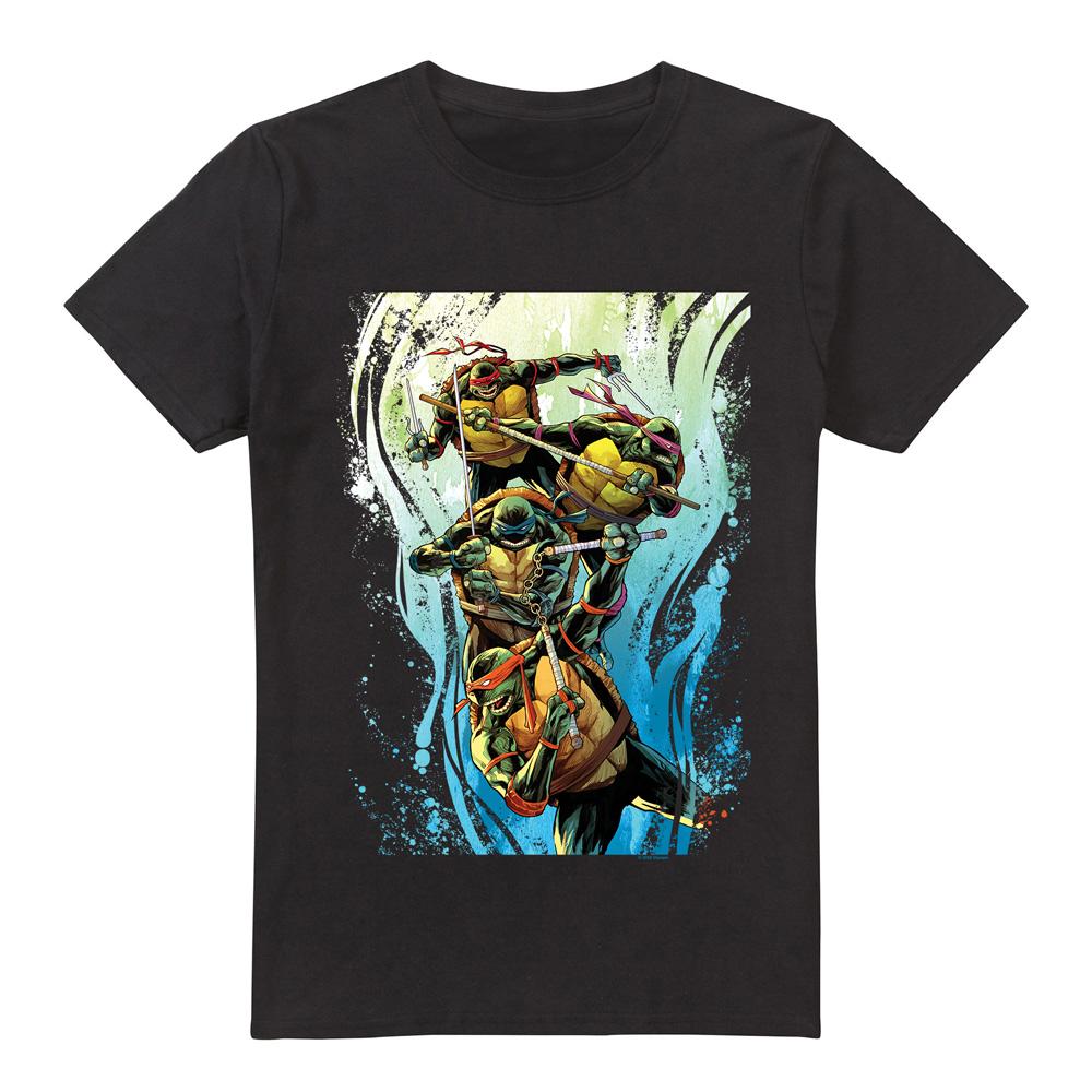 Teenage mutant ninja Turtles Heren cool rainbow warriors t-shirt