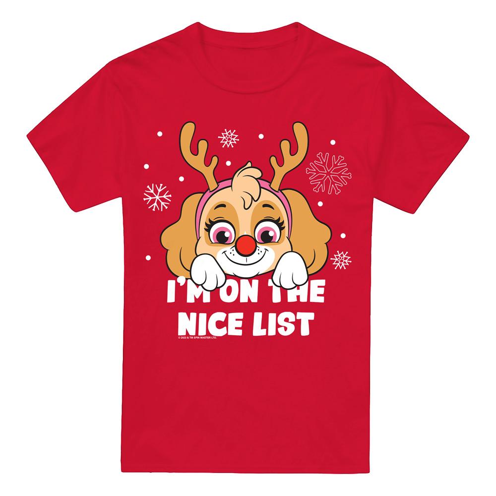PAW Patrol Heren leuk kerstmis skye t-shirt