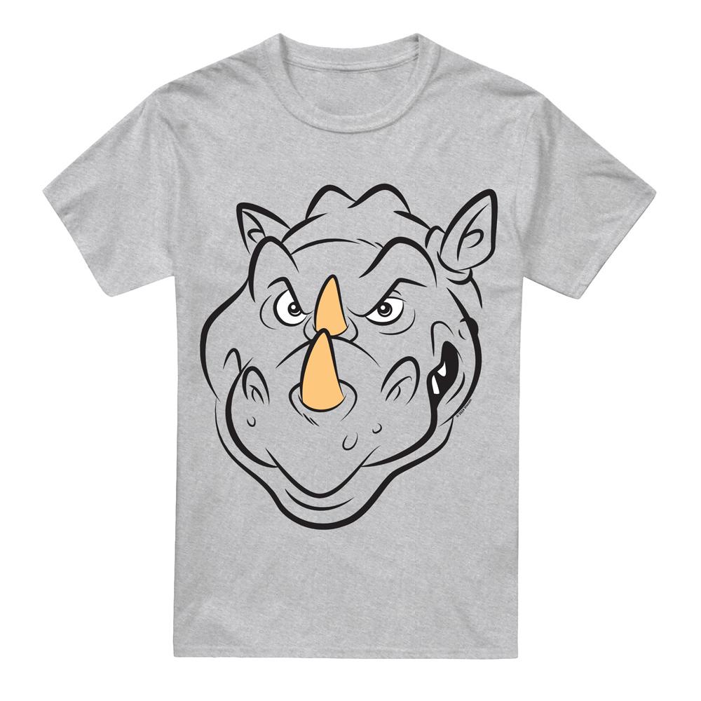 Teenage mutant ninja Turtles Heren rocksteady gezicht t-shirt