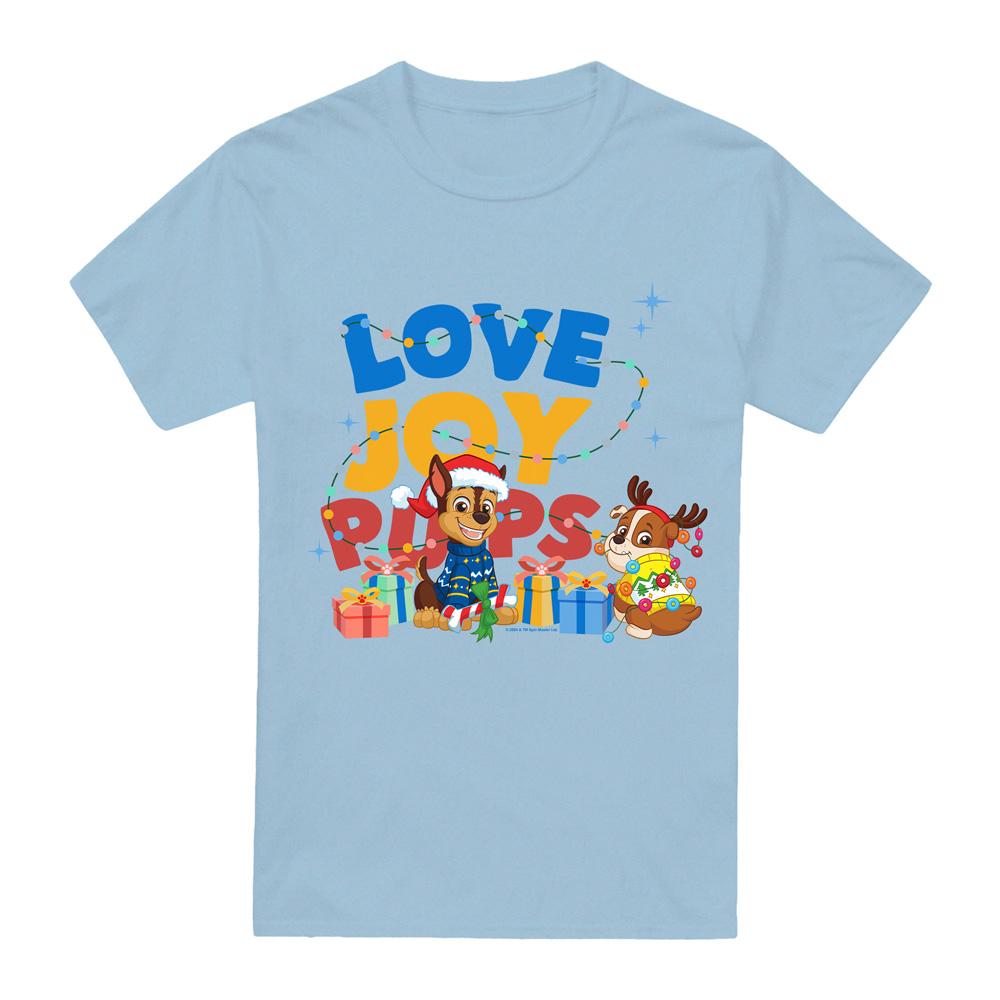 PAW Patrol Heren love and joy chase & rubble kerst-t-shirt