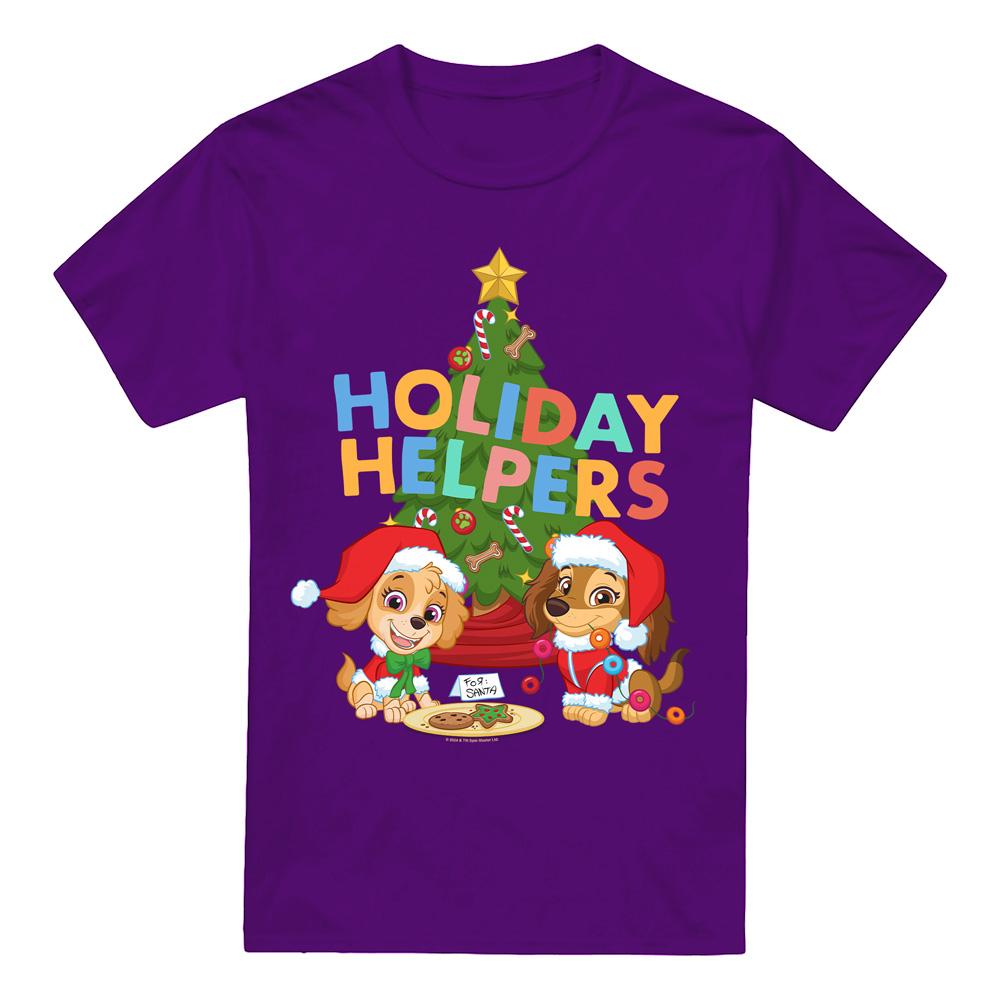 PAW Patrol Heren vakantiehelpers skye & liberty kerstmis t-shirt