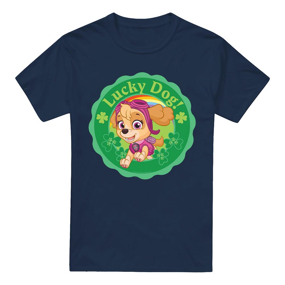 PAW Patrol Heren lucky dog st patricks day t-shirt