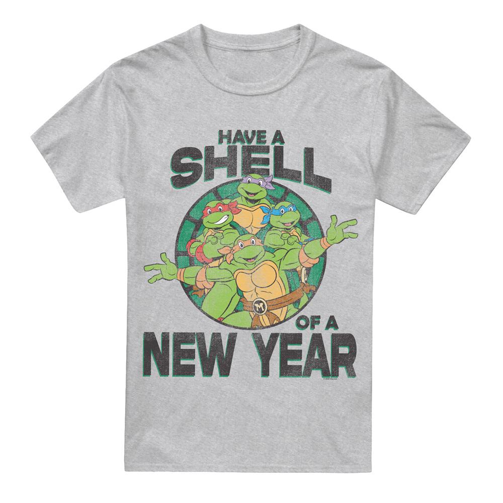 Teenage mutant ninja Turtles Heren schelp van een nieuw jaar t-shirt