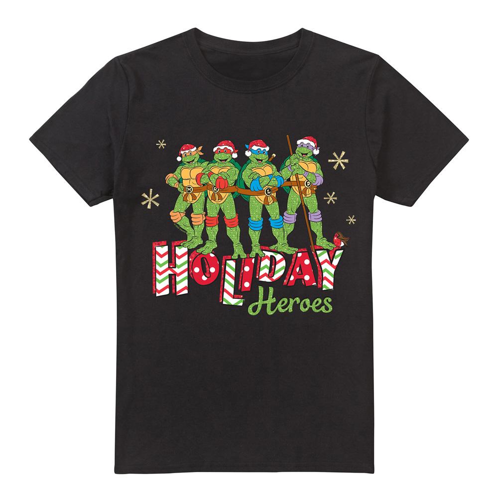 Teenage mutant ninja Turtles Heren kerstmis helden t-shirt