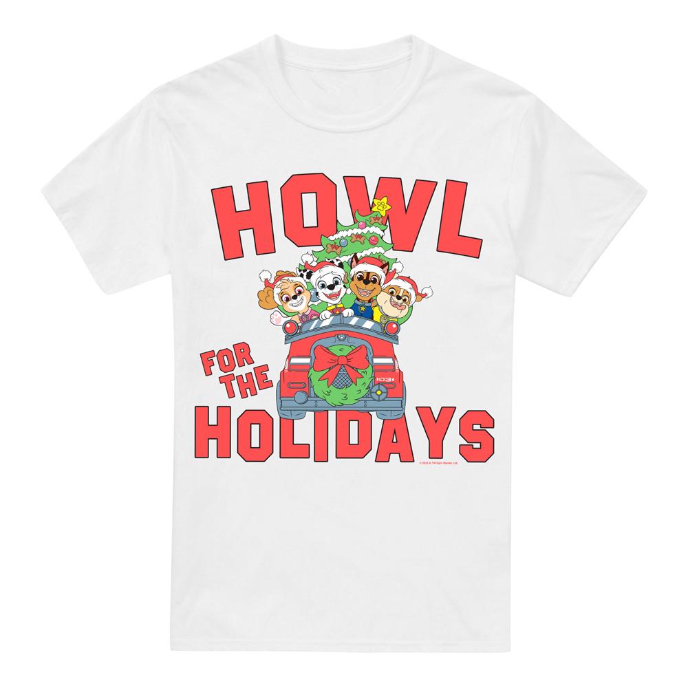 PAW Patrol Heren howl voor de kerstdagen t-shirt