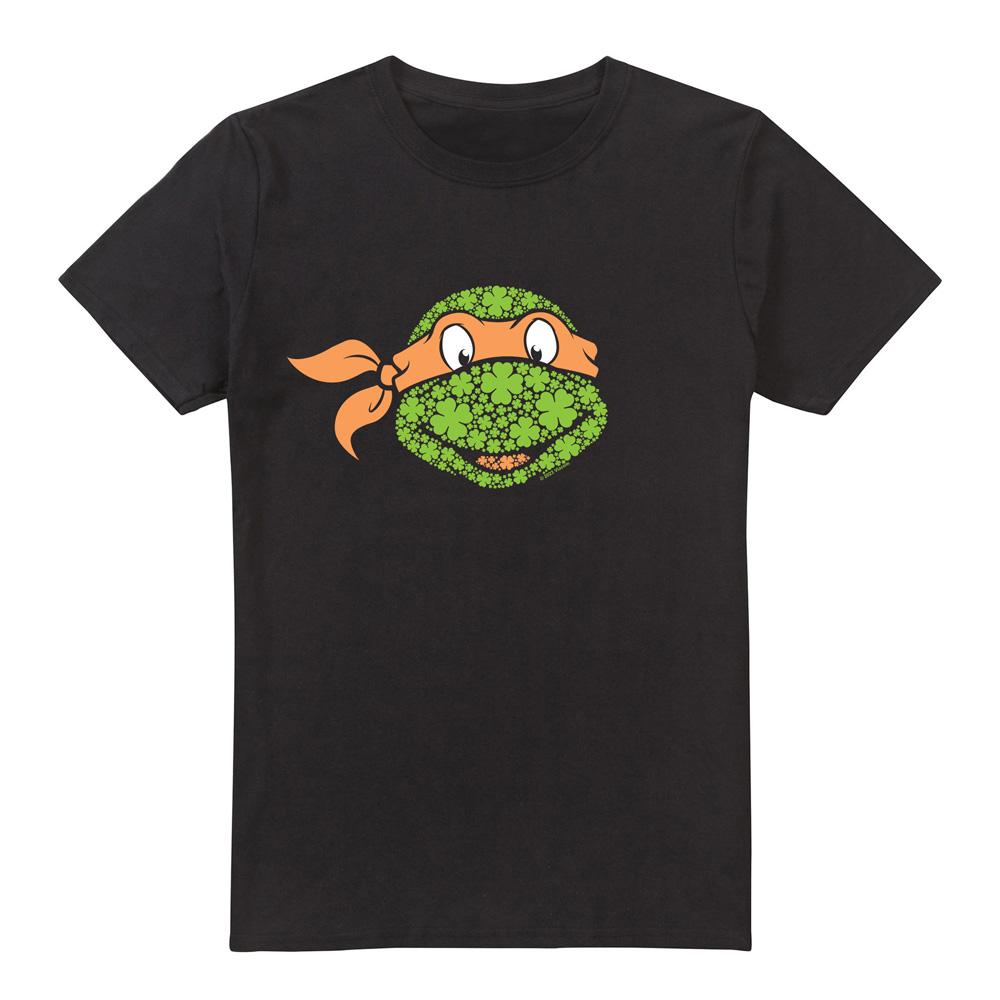 Teenage mutant ninja Turtles Heren michelangelo klaver st patricks day t-shirt