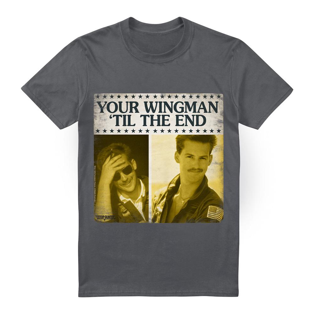Top gun Heren til the end t-shirt