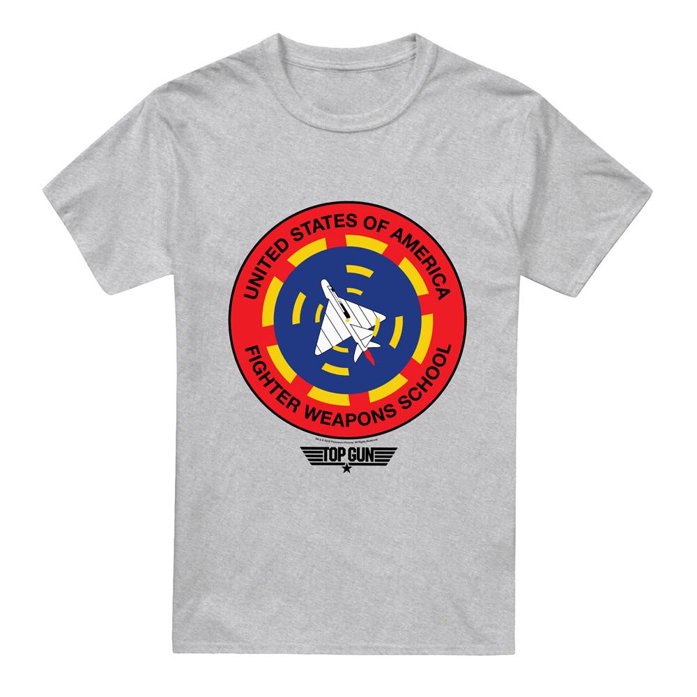Top gun Heren jachtwapens school t-shirt