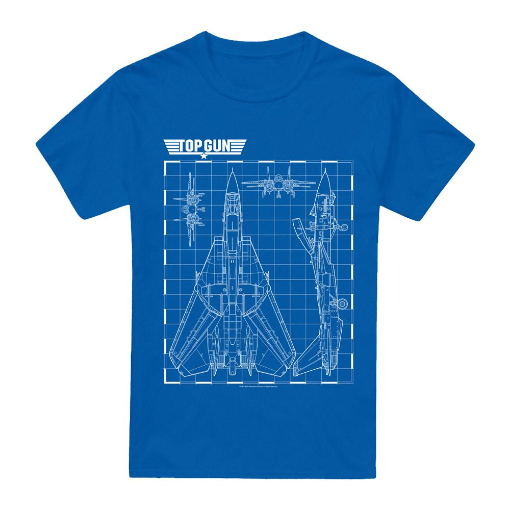 Top gun Heren schema t-shirt