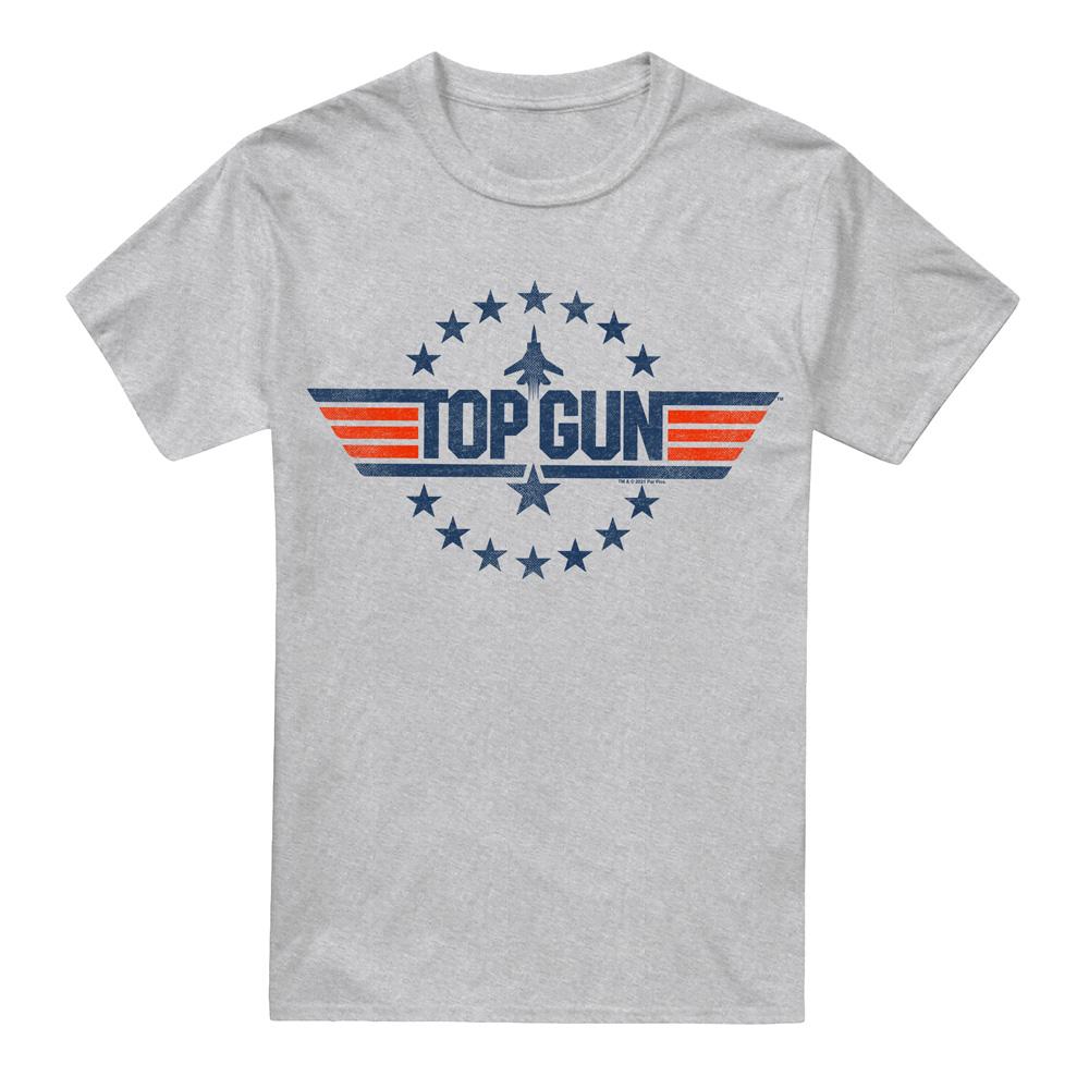 Top gun Heren ster logo t-shirt