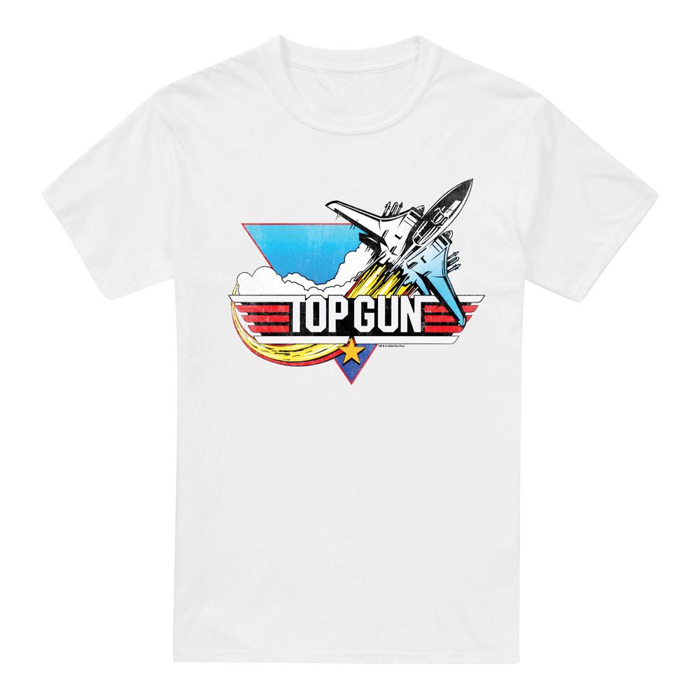 Top gun Heren jet swoop logo t-shirt
