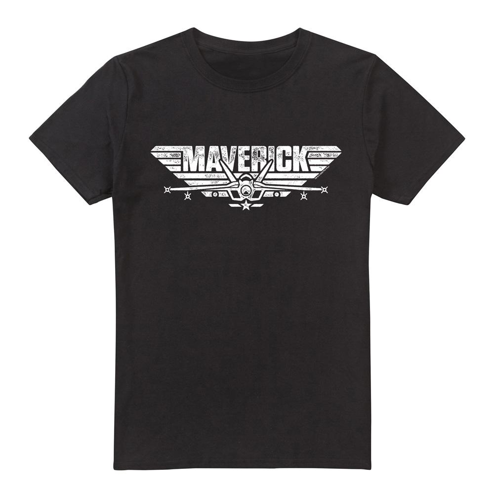 Top gun Heren maverick logo t-shirt