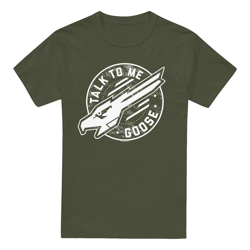Top gun Heren talk to me goose t-shirt