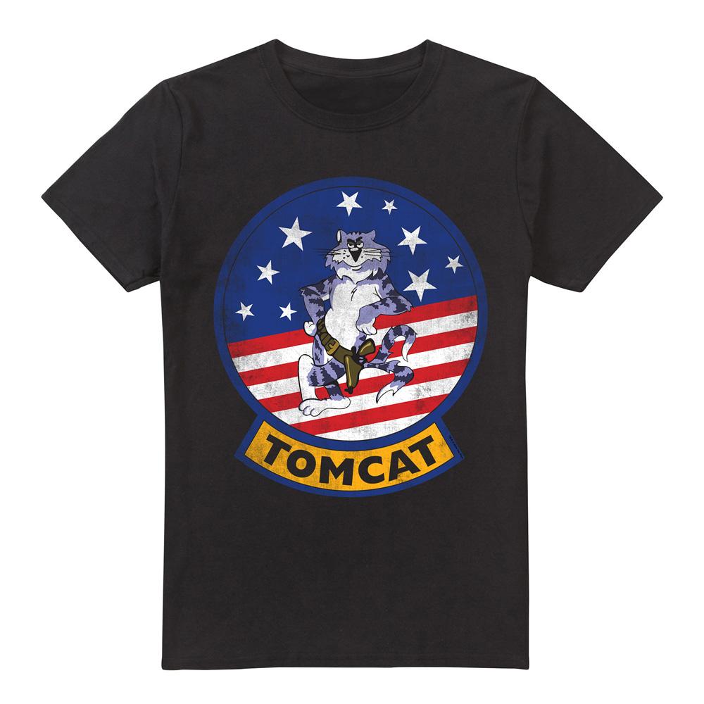 Top gun Heren tomcat logo t-shirt
