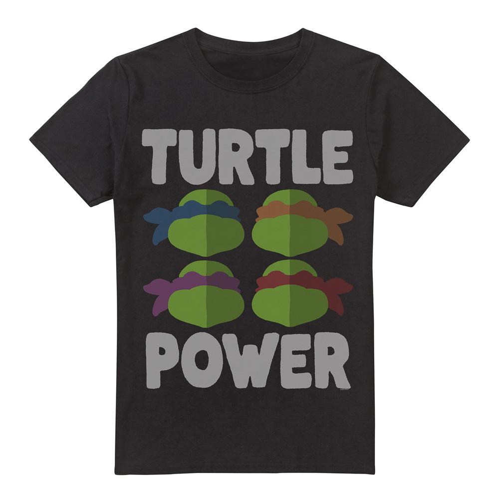 Teenage mutant ninja Turtles Heren schildpad power gezichten t-shirt