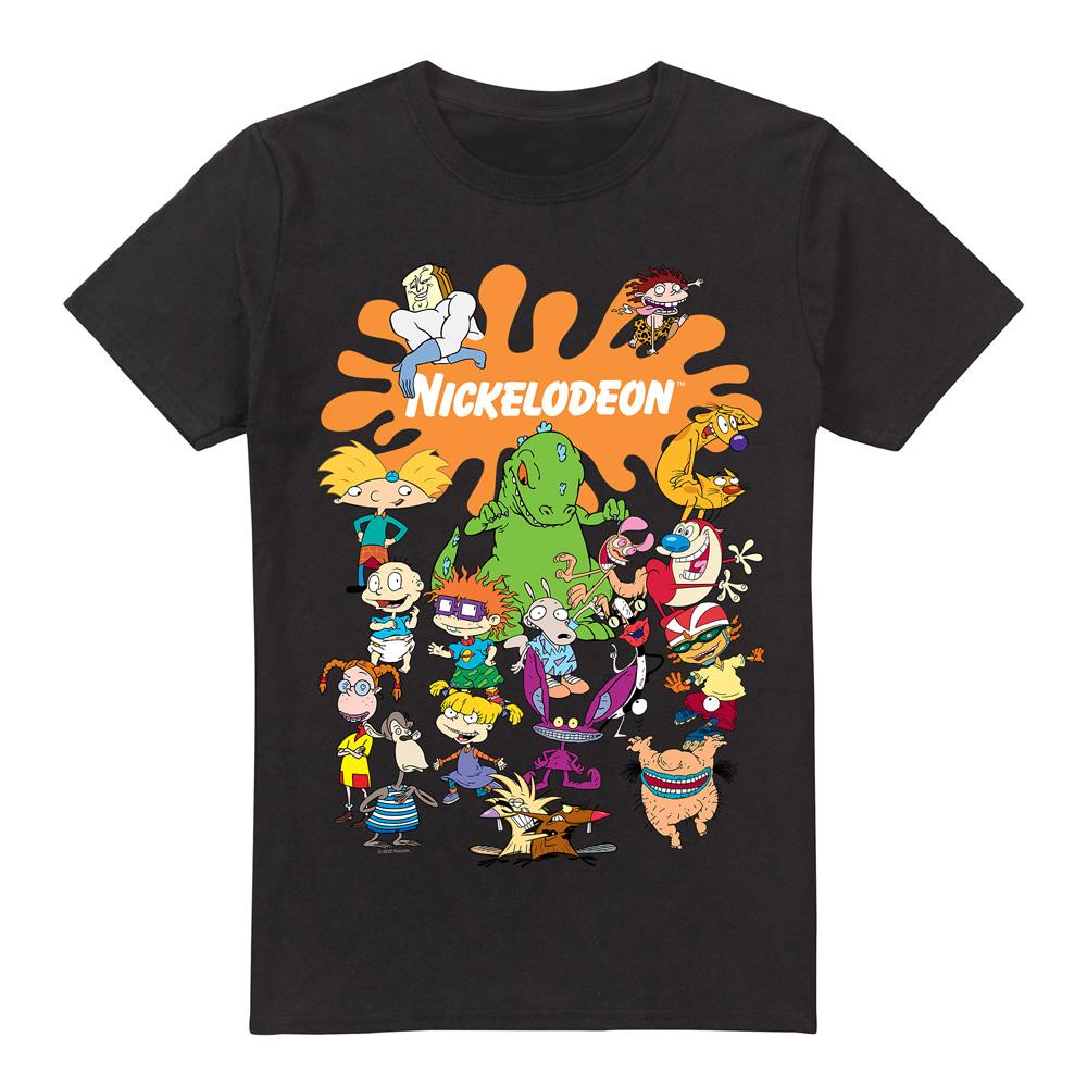 Nickelodeon Heren splat groep t-shirt