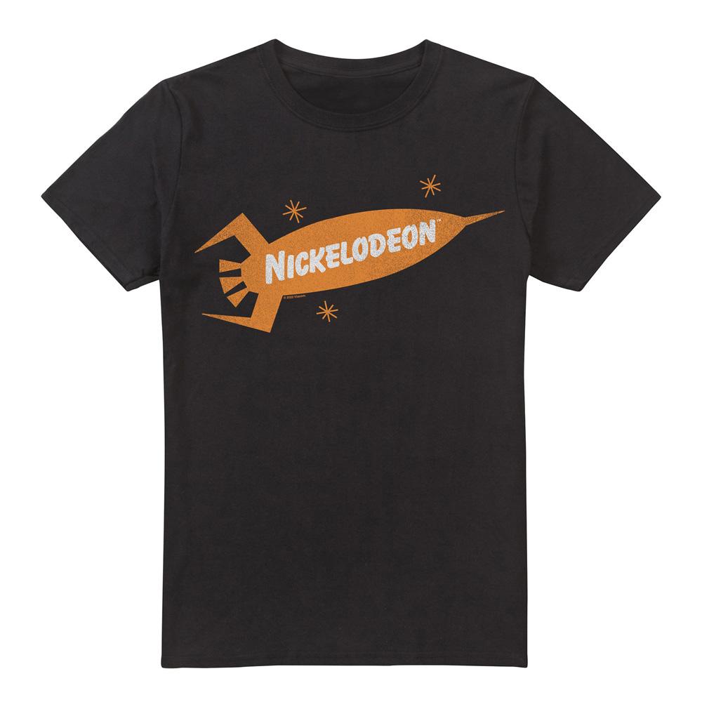 Nickelodeon Heren retro raket logo t-shirt