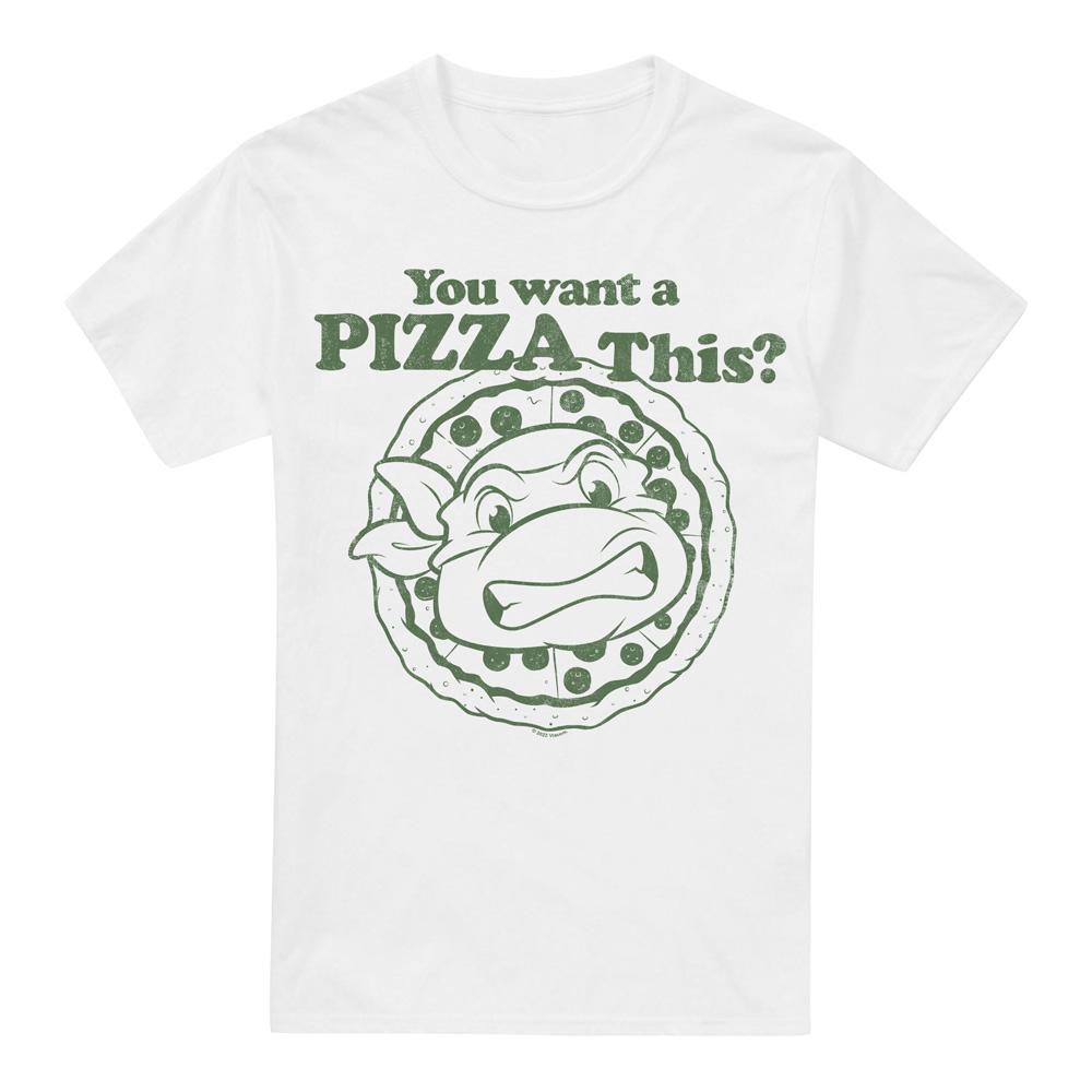 Teenage mutant ninja Turtles Heren jij wilt een pizza me t-shirt