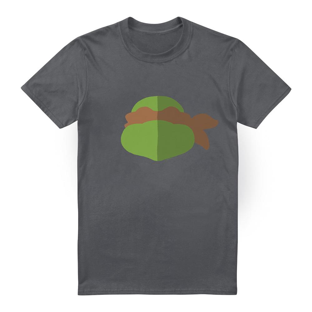 Teenage mutant ninja Turtles Heren michelangelo gezicht t-shirt