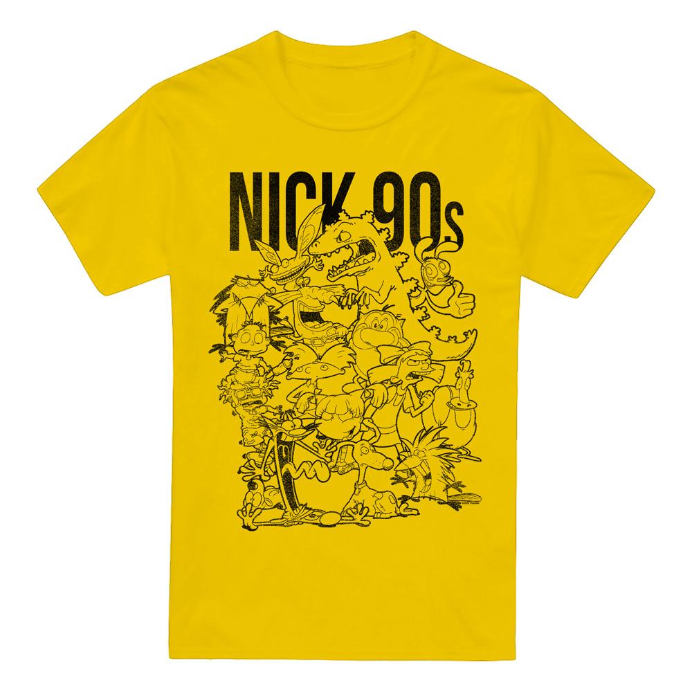 Nickelodeon Heren nick 90s t-shirt