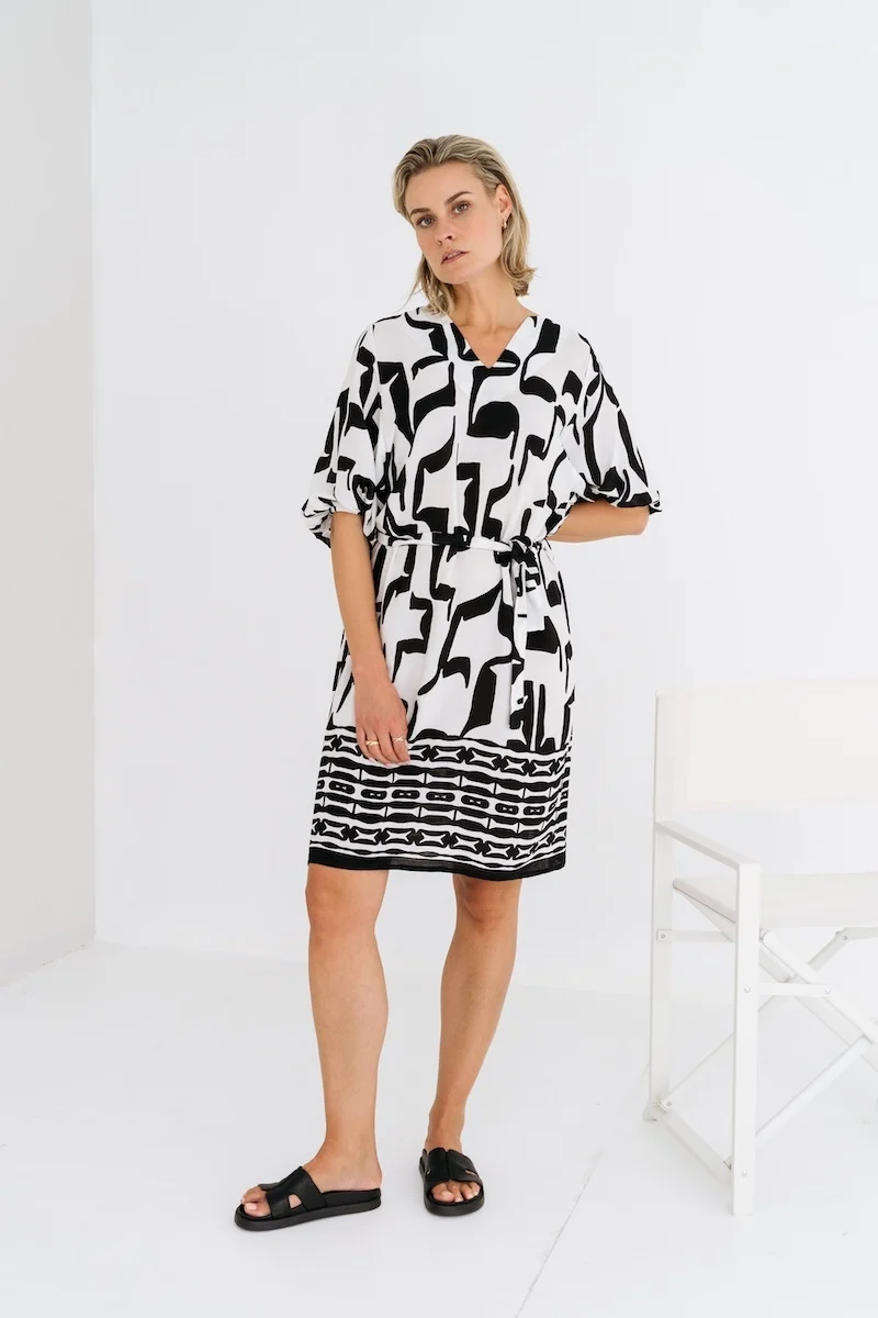 Maicazz Nairobi-b-jurk inca black su25.40.014