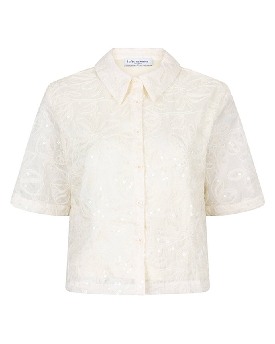 Lofty Manner Blouse korte mouw qe12 nivy